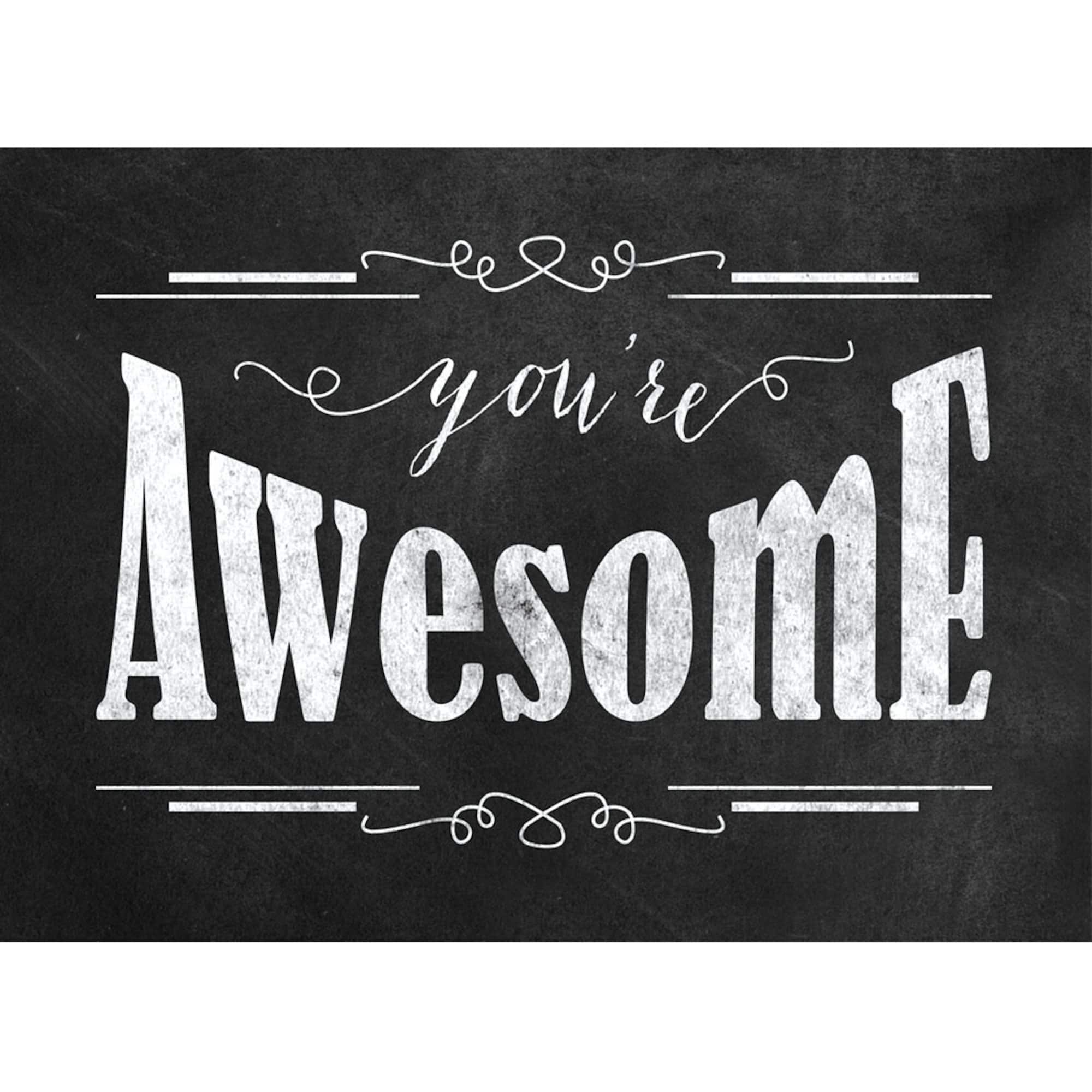 JAM Paper Brushed Chalkboard Design Blank Thank You Cards Set, 36ct.